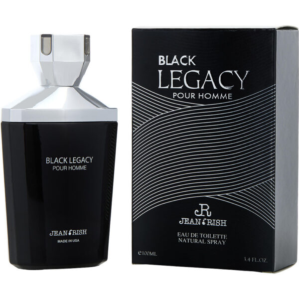 Jean Rish Black Legacy Eau de Toilette for Men – 3.4 oz