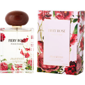 Jean Rish Fiery Rose Eau de Parfum for Women – 3.4 oz