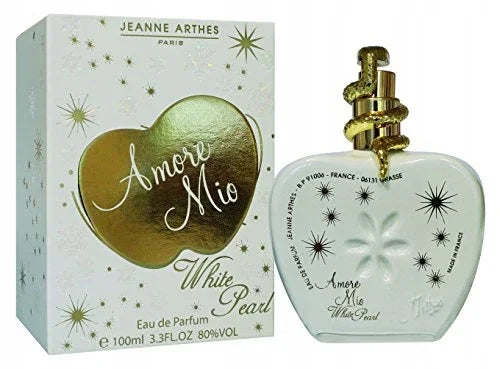 Jeanne Arthes Amore Mio White Pearl Eau de Parfum for Women – 3.3 oz