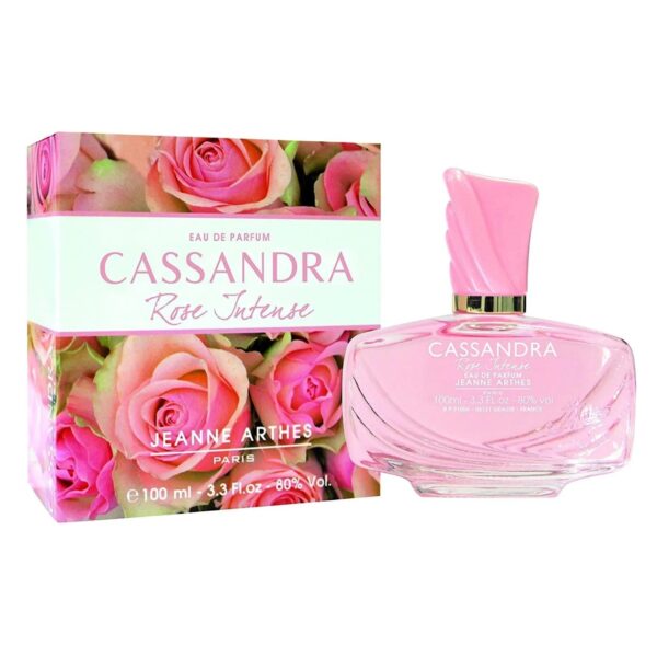 Jeanne Arthes Cassandra Rose Intense Eau de Parfum for Women – 3.3 oz