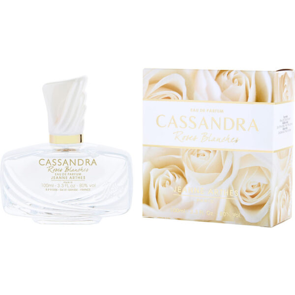Jeanne Arthes Cassandra Roses Blanches Eau de Parfum for Women – 3.3 oz