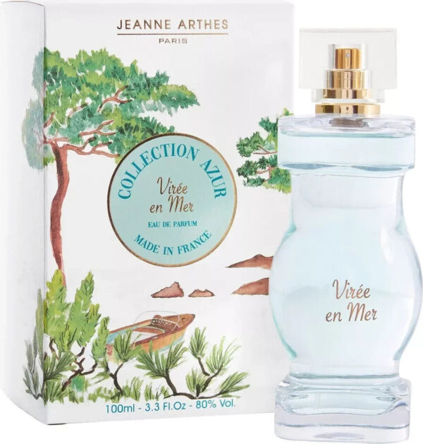 Jeanne Arthes Collection Azur Viree En Mir Eau de Parfum for Women – 3.4 oz