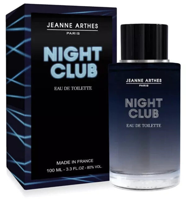 Jeanne Arthes Night Club Eau de Toilette for Men – 3.3 oz