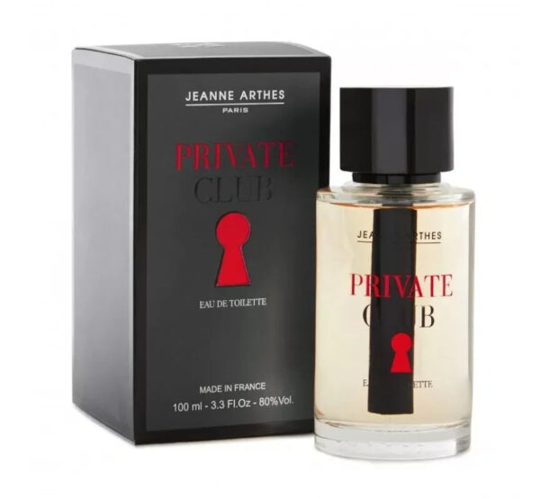 Jeanne Arthes Private Club Eau de Toilette for Men – 3.3 oz