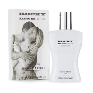 Jeanne Arthes Rocky Man White Eau de Toilette for Men – 3.3 oz