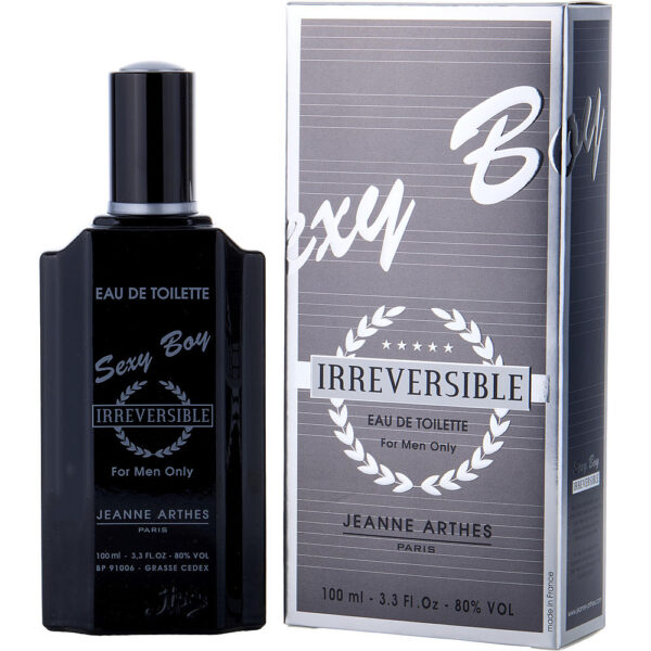 Jeanne Arthes Sexy Boy Irreversible Eau de Toilette for Men – 3.3 oz
