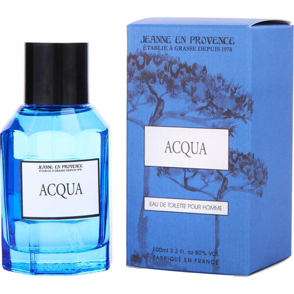 Jeanne En Provence Acqua Eau de Toilette for Men – 3.4 oz