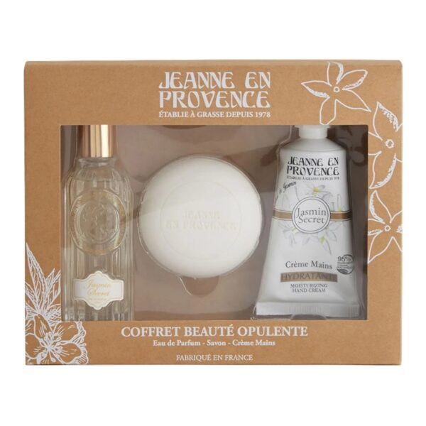 Jeanne En Provence Jasmin Secret Eau de Parfum for Women – 3 piece gift set