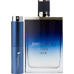 Jimmy Choo Blue EDT SPRAY 0.27 OZ Travel Spray for Men