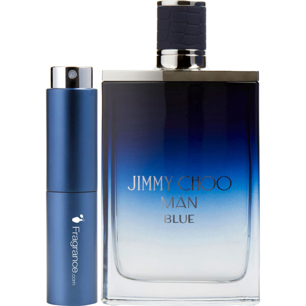 Jimmy Choo Blue TRAVEL Eau de Toilette for Men – 0.27 oz