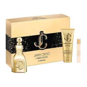 Jimmy Choo I Want Choo Le 3 piece Parfum for Women – 3 piece gift set