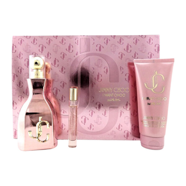 Jimmy Choo I Want Choo with Love + & Body Lotion Eau de Parfum for Women – 3.3 oz
