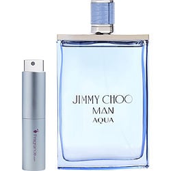 Jimmy Choo Man Aqua EDT Spray 0.27 oz Travel Size for Men