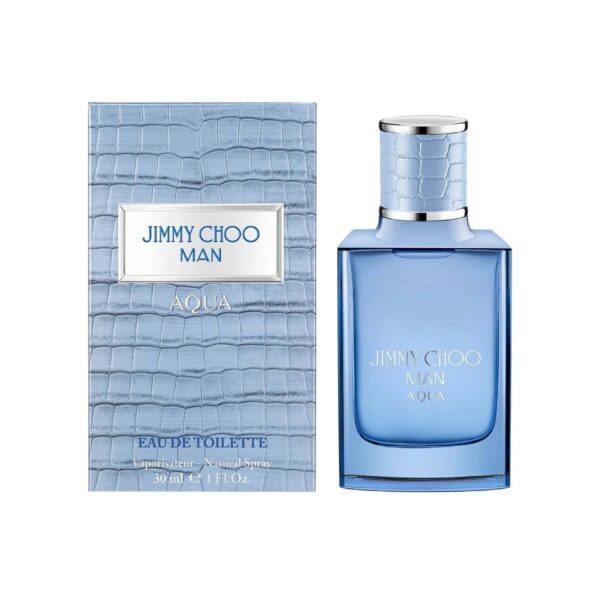 Jimmy Choo Man Aqua Eau de Toilette for Men – 1 oz