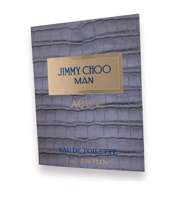 Jimmy Choo Man Aqua Eau de Toilette for Men – 0.06 oz