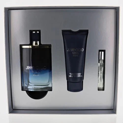 Jimmy Choo Man Blue 3 piece Eau de Toilette for Men – 3.3 oz