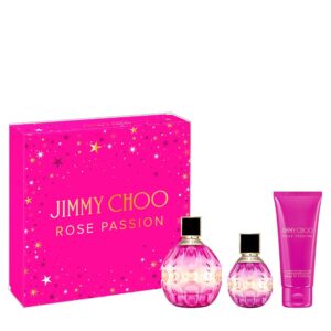 Jimmy Choo Rose Passion 3 piece v2 Eau de Parfum for Women – 3 piece gift set - v2