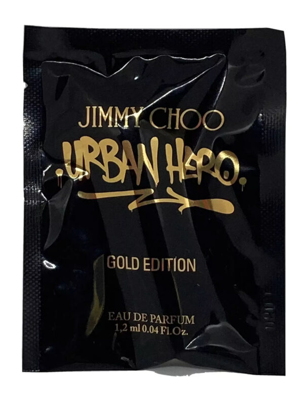 Jimmy Choo Urban Hero Gold Edition Eau de Parfum for Men – 0.04 oz