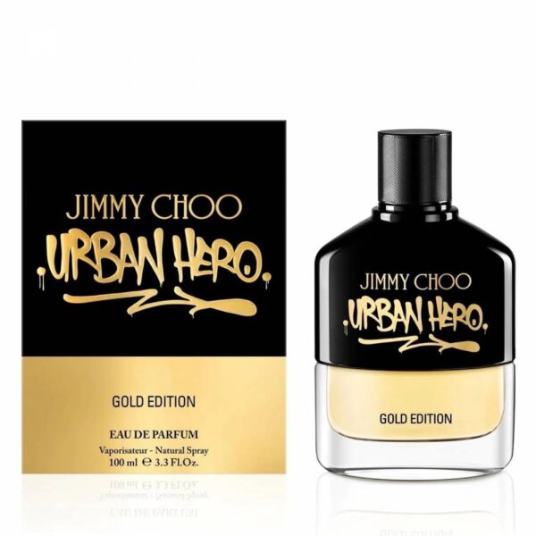 Jimmy Choo Urban Hero Gold Edition Eau de Parfum for Men – 3.3 oz