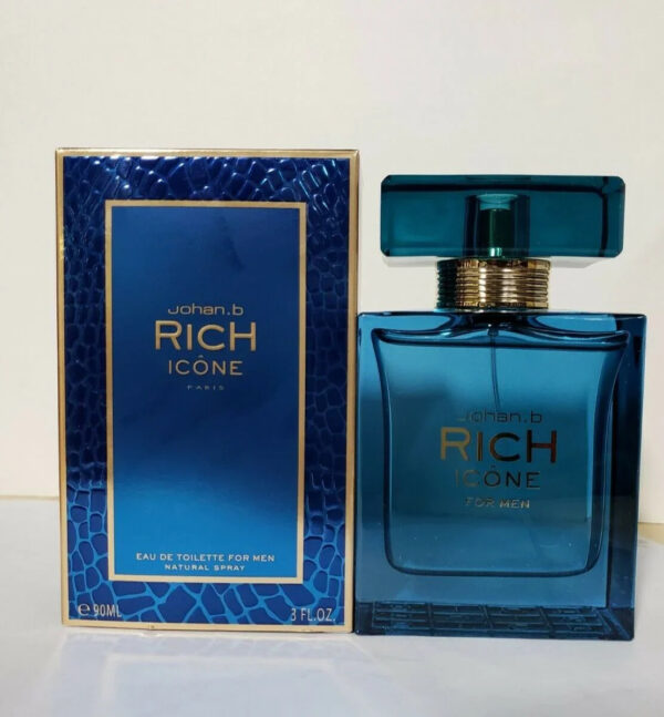 Johan B Rich Icone Eau de Toilette for Men – 3.0 oz