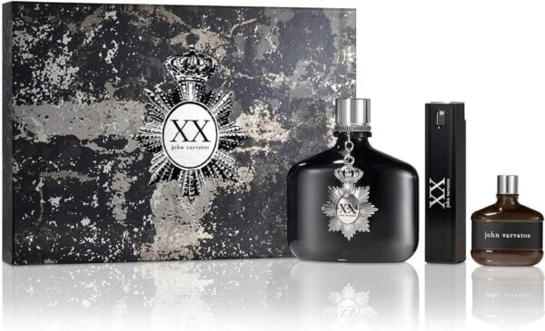 John Varvatos XX 3 piece Eau de Toilette for Men – 3 piece gift set