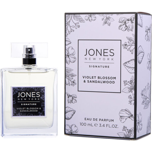 Jones New York Jones Ny Violet Blossom & Sandalwood Eau de Parfum for Women – 3.4 oz