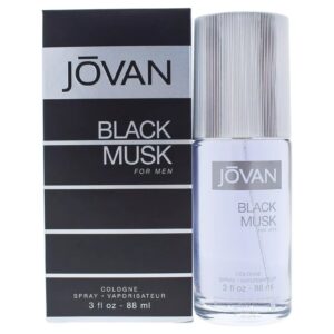 Jovan Black Musk Eau de Cologne for Men – 3 oz