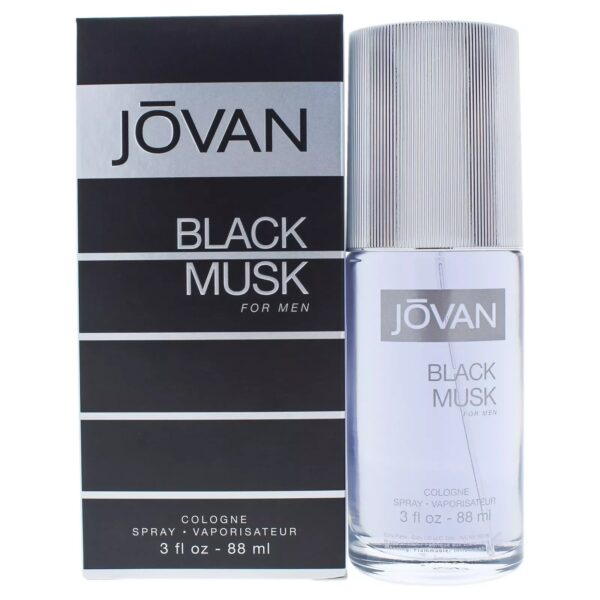 Jovan Black Musk Eau de Cologne for Men – 3 oz