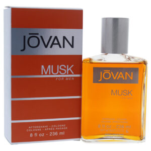 Jovan Musk After Shave Cologne for Men – 8.0 oz