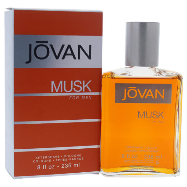Jovan Musk After Shave Cologne for Men – 8.0 oz