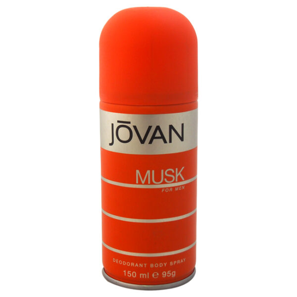 Jovan Musk Deodorant Body Spray for Men – 5 oz