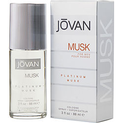 Jovan Musk Platinum Edition Cologne Spray for Men - 3 oz