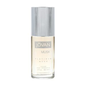 Jovan Platinum Musk Eau de Cologne for Men – 3.0 oz