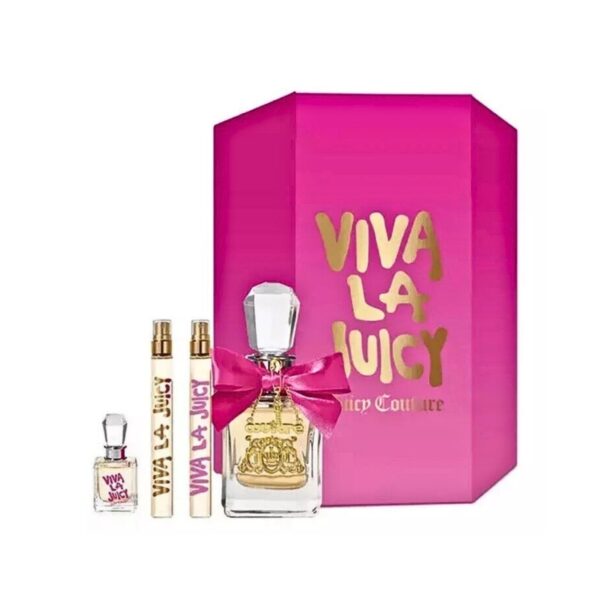 Juicy Couture Viva La Juicy 4 piece Eau de Parfum for Women – 4 piece gift set