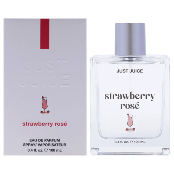 Just Juice Strawberry Rose Eau de Parfum for Women – 3.4 oz