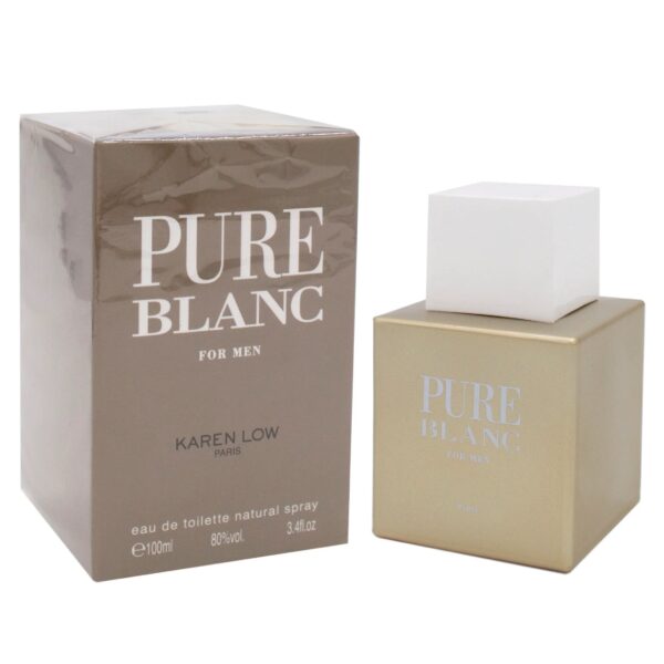 Karen Low Pure Blanc Eau de Toilette for Men – 3.3 oz
