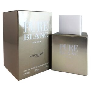 Karen Low Pure Blanc Eau de Toilette Spray for Men 3.3 oz