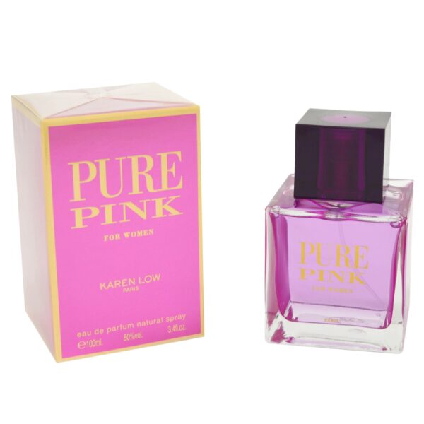 Karen Low Pure Pink Eau de Parfum for Women – 3.4 oz