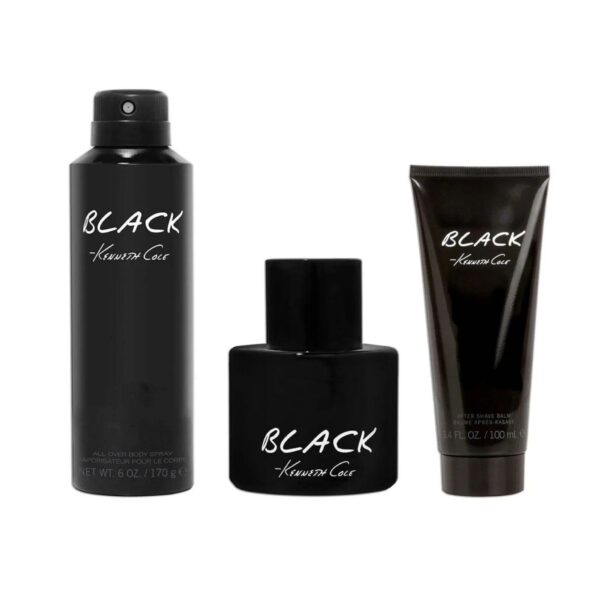 Kenneth Cole Black 3 piece v2 Eau de Toilette for Men – 3.4 oz