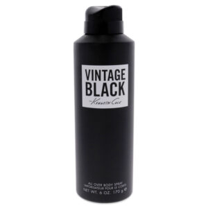 Kenneth Cole Vintage Black Body Spray for Men – 6 oz