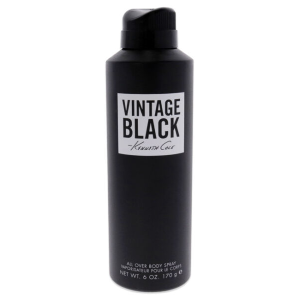 Kenneth Cole Vintage Black Body Spray for Men – 6 oz