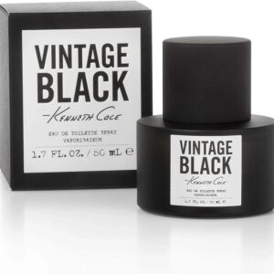 Kenneth Cole Vintage Black Eau de Toilette for Men – 1.7 oz