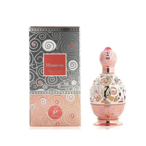 Khadlaj Haneen Gold Rose Perfume Oil for Unisex – 0.67 oz