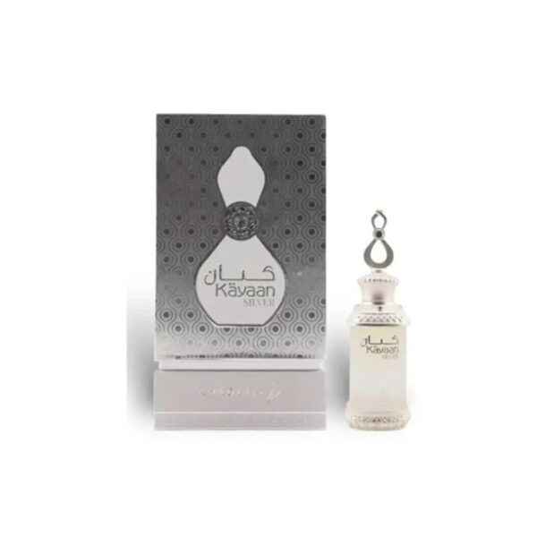 Khadlaj Kayaan Silver Perfume Oil for Men – 0.68 oz