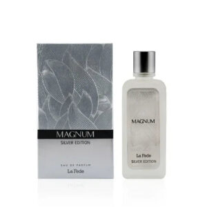 Khadlaj La Fede Magnum Silver Edition Eau de Parfum for Men – 3.4 oz