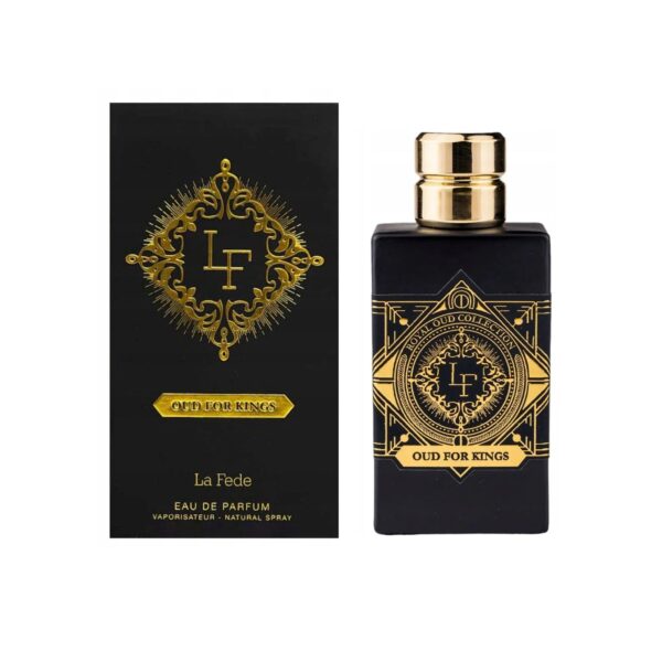 Khadlaj La Fede Oud For Kings Eau de Parfum for Men – 2.7 oz