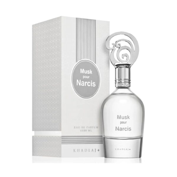 Khadlaj Musk Pour Narcis Eau de Parfum for Women – 3.4 oz