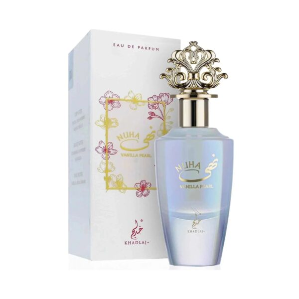 Khadlaj Nuha Vanilla Pearl Eau de Parfum for Women – 2.87 oz
