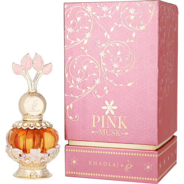 Khadlaj Pink Musk CONCENTRATED OIL for Women – 0.68 oz