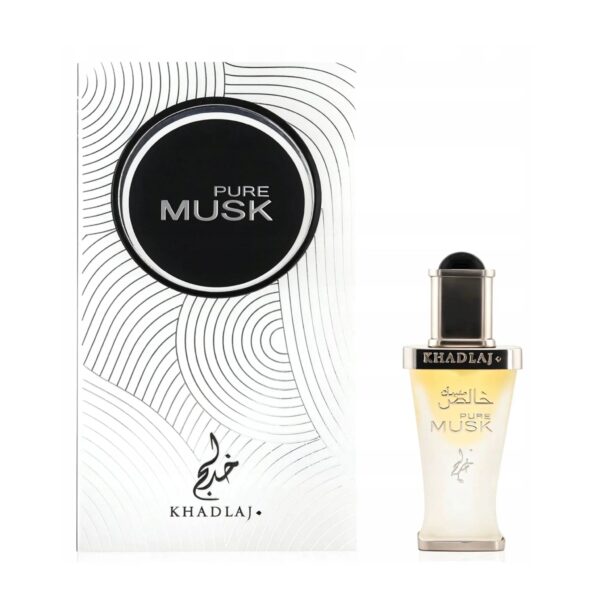 Khadlaj Pure Musk CONCENTRATED Perfume Oil for Unisex – 0.67 oz